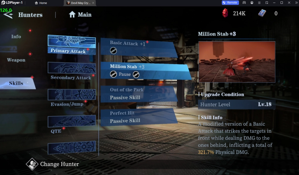 Devil May Cry M : Peak of Combat (Global) แนะนำวิธีตั้งค่า Controller และเล่นแบบ FULL HD 120 FPS บน LDPlayer9