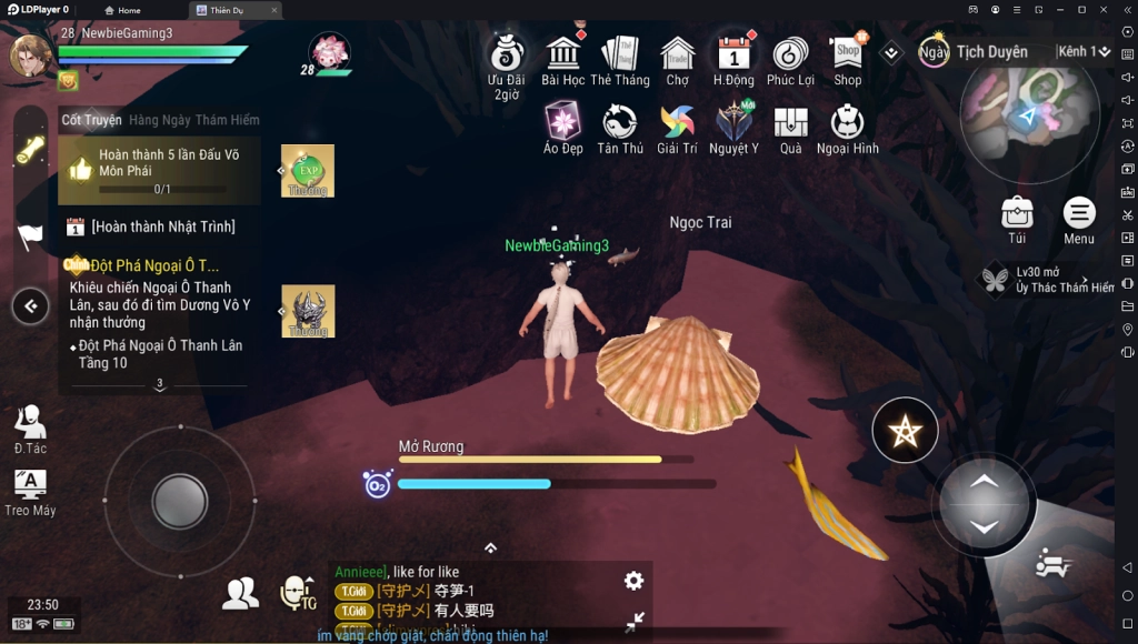 『HƯỚNG DẪN』Revelation - Thiên Dụ VNG: Vị Trí Rương Báu & Ngọc Trai Biển Tịch Duyên Phần 2.