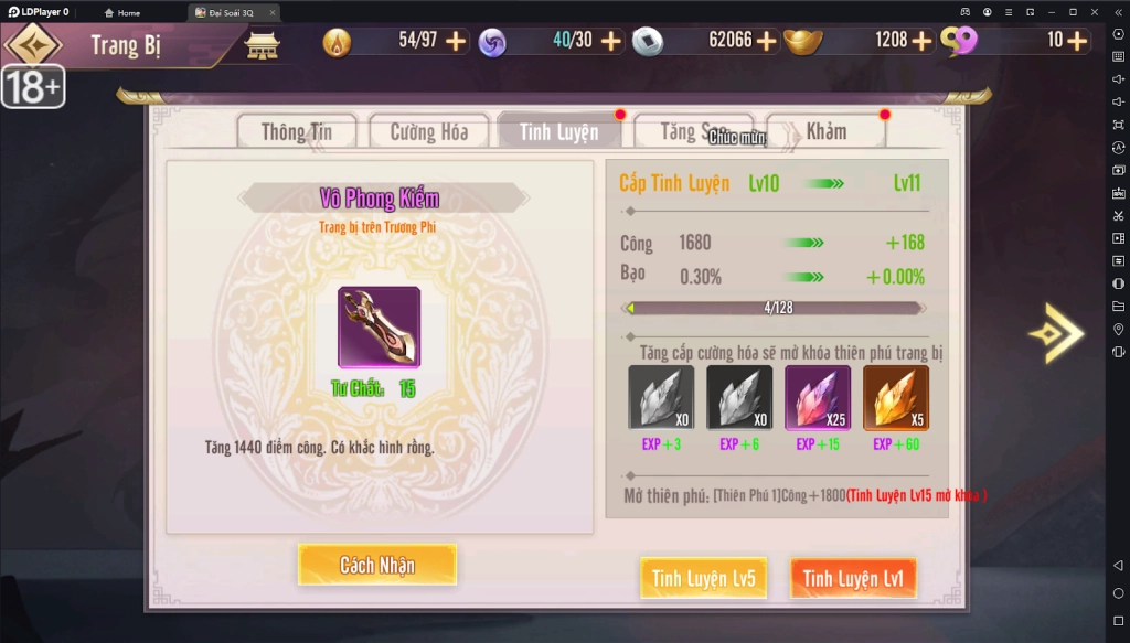 『HƯỚNG DẪN』Đại Soái 3Q: Cách Tăng Lực Chiến Nhanh Trong Giai Đoạn Đầu Game