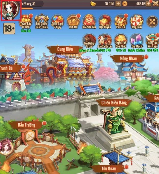 『GIFTCODE』Tân Vương 3Q: Tổng hợp CODE mới nhất