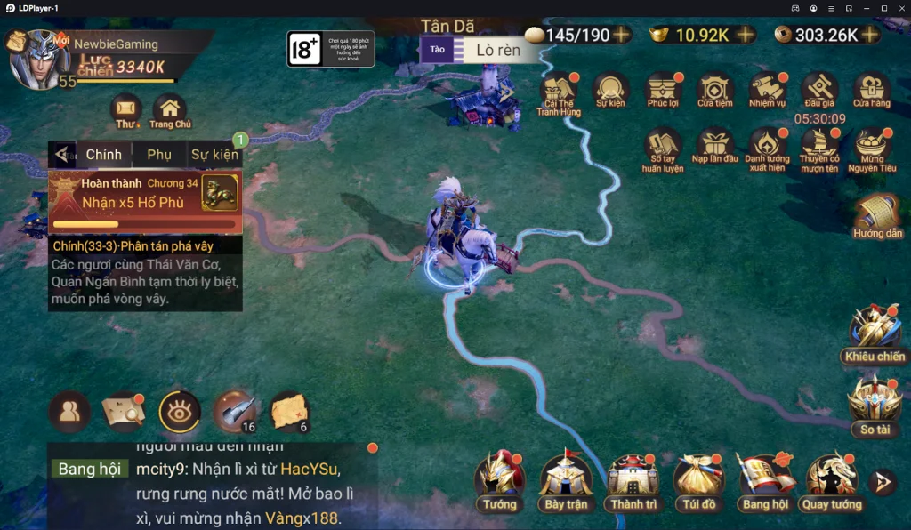 『HƯỚNG DẪN』Cái Thế Tranh Hùng: Vị Trí Đào Kho Báu Từ Chương 26 - 35