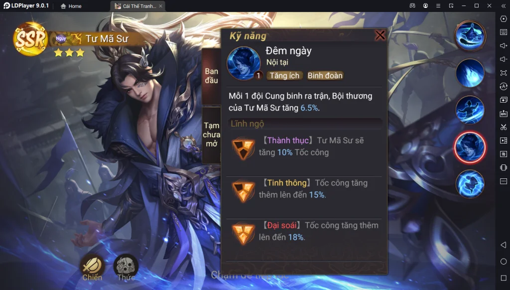 Garena Cái Thế Tranh Hùng: Hướng Dẫn Build Tư Mã Sư Chuẩn Và Đánh Giá Tổng Quát