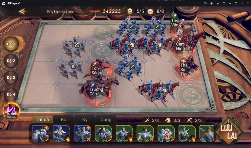 『HƯỚNG DẪN』Cái Thế Tranh Hùng: Xây dựng đội hình Ngô Quốc chuẩn & Cách tải trên PC.