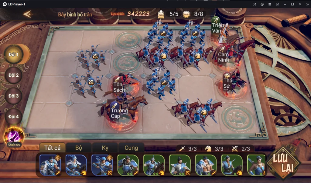 『HƯỚNG DẪN』Cái Thế Tranh Hùng: Xây dựng đội hình Ngô Quốc chuẩn & Cách tải trên PC.