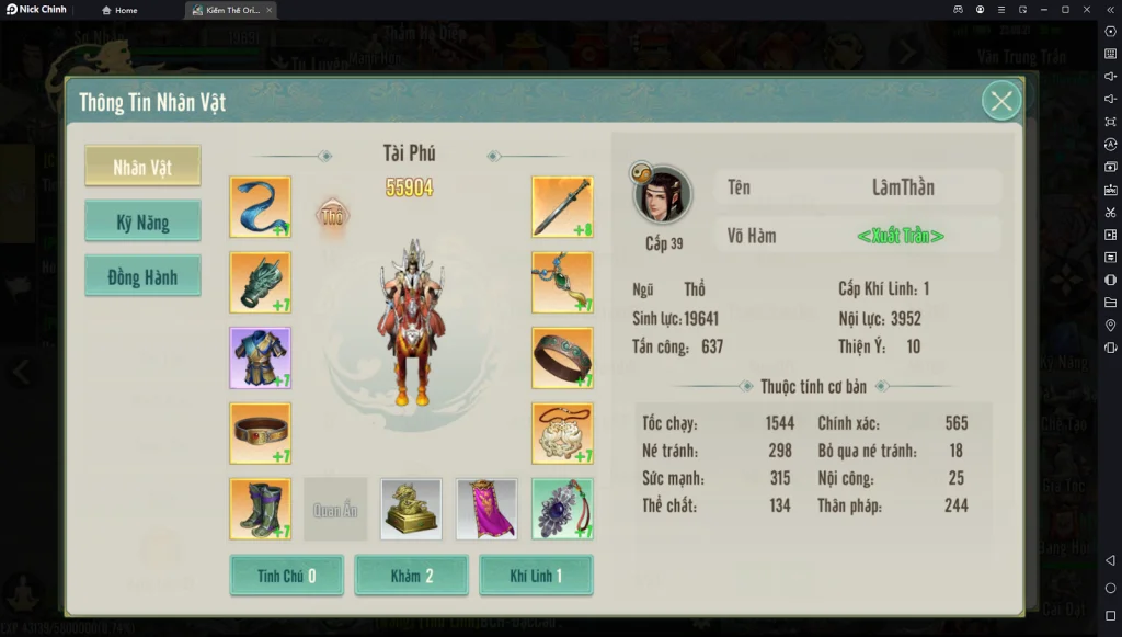 『HƯỚNG DẪN』Kiếm Thế Origin: Giới Thiệu Môn Phái Võ Đang & Hướng Dẫn Build Sơ Lược