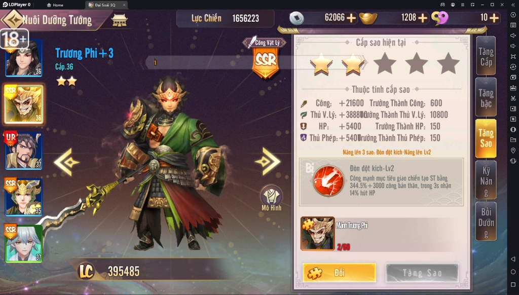 『HƯỚNG DẪN』Đại Soái 3Q: Cách Tăng Lực Chiến Nhanh Trong Giai Đoạn Đầu Game