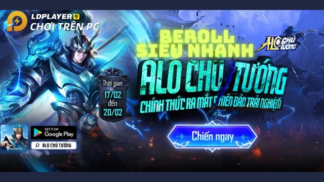 『HƯỚNG DẪN』REROLL Alo Chủ Tướng - Gamota nhiều tài khoản cực nhanh trên LDPLayer