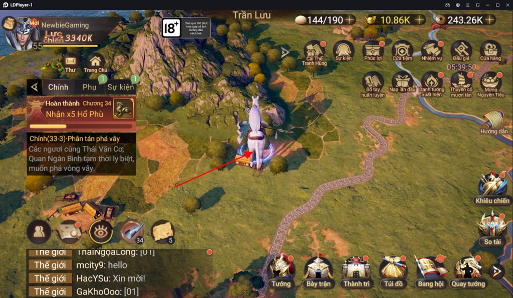 『HƯỚNG DẪN』Cái Thế Tranh Hùng: Vị Trí Đào Kho Báu Từ Chương 26 - 35