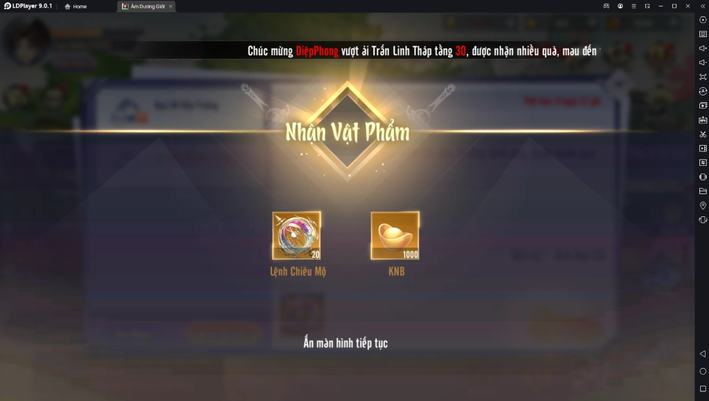 『HƯỚNG DẪN』Âm Dương Giới: Hướng Dẫn Kiếm Nhiều Kim Nguyên Bảo Đầu Game