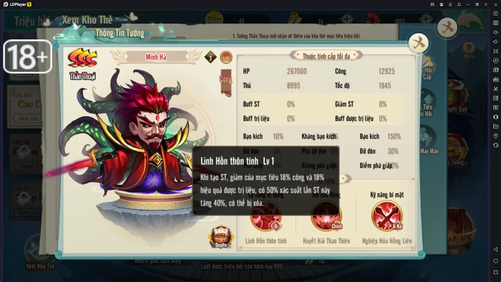 『HƯỚNG DẪN』Lục Giới Phong Thần: Top Nhân Vật Quốc Dân Team Linh