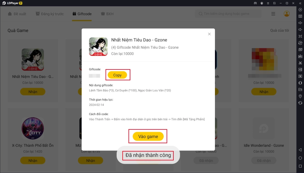 『GIFTCODE』Nhất Niệm Tiêu Dao : Cách kiếm code mới nhất & Cách nhập code tân thủ