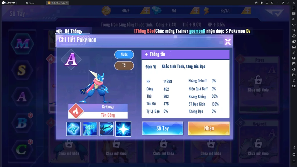 『HƯỚNG DẪN』Thức Tỉnh Thần Thú: Hướng dẫn Tân thủ chọn Pokemon “Mạnh” - “Dễ nuôi” đầu game & cách tải game trên PC.