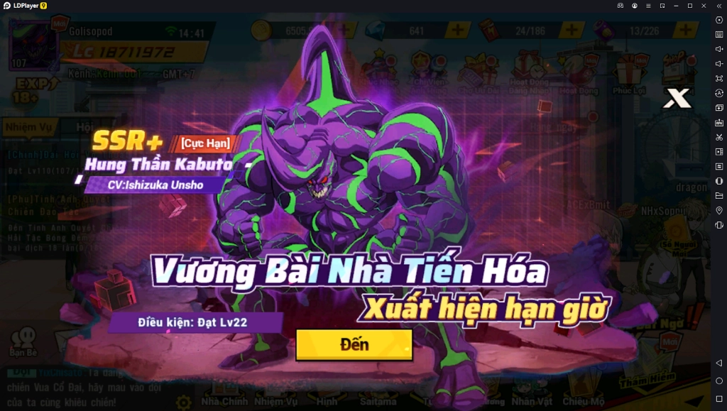 『HƯỚNG DẪN』Chi Tiết KABUTO SSR+ One Punch Man The Strongest & cách tải game trên PC