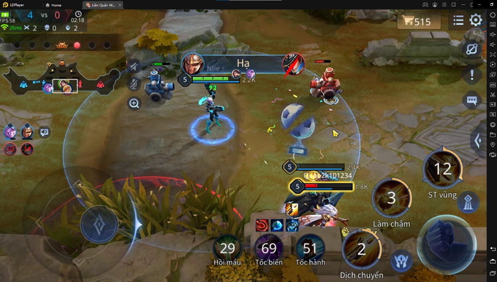 『HƯỚNG DẪN』Liên Quân Mobile : Top 5 tướng xạ thủ siêu hot sau bản cập nhật Cup Vinh Quang & cách tải game trên PC