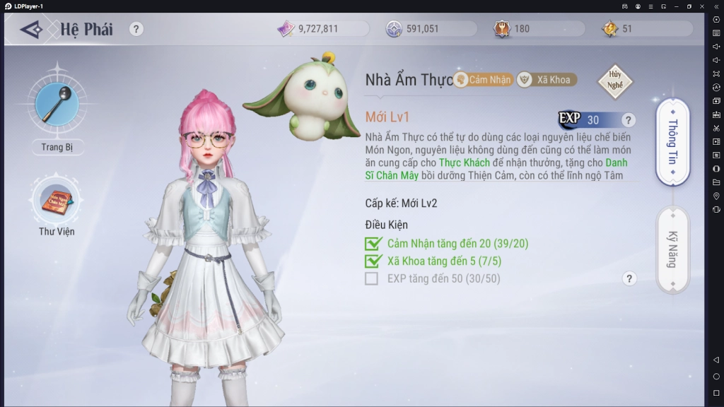 『HƯỚNG DẪN』Revelation - Thiên Dụ VNG giới thiệu nghề nghiệp Nhà Ẩm Thực và công thức nấu ăn cần phải có