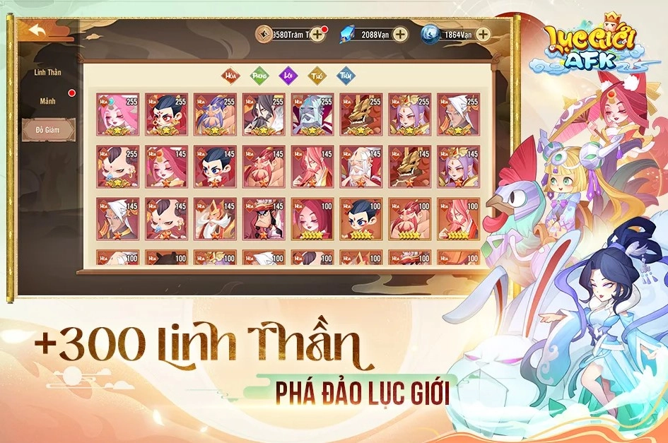 『HƯỚNG DẪN』Lục Giới AFK - Hệ Thống Linh Thần