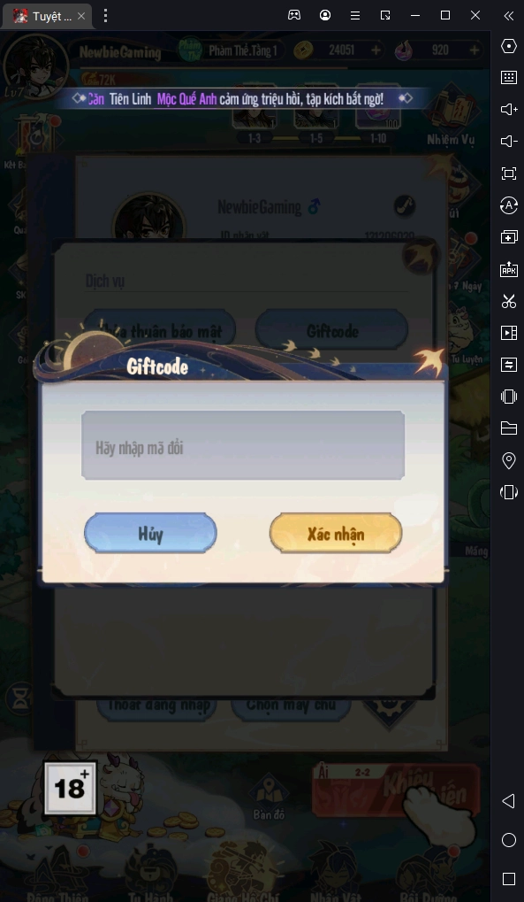 『HƯỚNG DẪN』Tuyệt Thế Cửu Thiên: Hướng Dẫn Tân Thủ Giai Đoạn Đầu Game