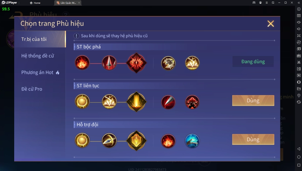 『HƯỚNG DẪN』LIÊN QUÂN MOBILE - HỆ THỐNG PHÙ HIỆU