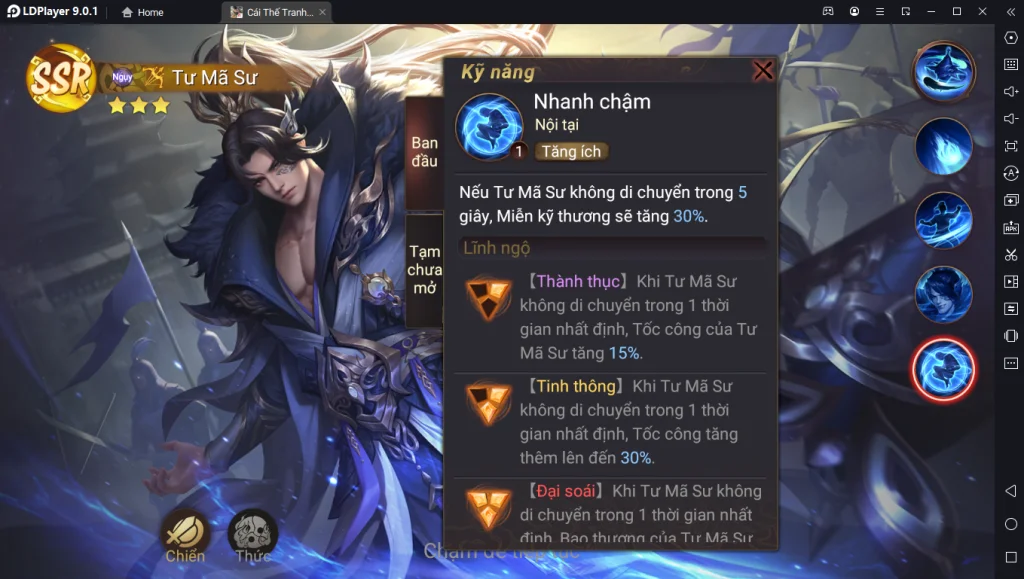 Garena Cái Thế Tranh Hùng: Hướng Dẫn Build Tư Mã Sư Chuẩn Và Đánh Giá Tổng Quát