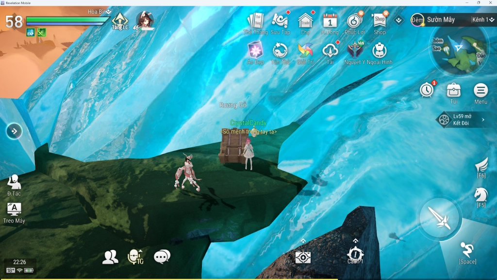 『HƯỚNG DẪN』Revelation - Thiên Dụ VNG vị trí rương báu thám hiểm Sườn Mây phần 1