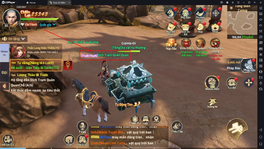 『HƯỚNG DẪN』HOA VÀ KIẾM - HỆ THỐNG VẬN TIÊU