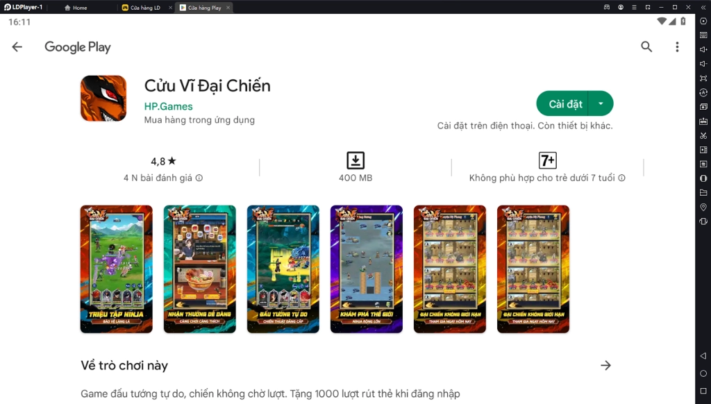 『HƯỚNG DẪN』Cửu Vĩ Đại Chiến: Top Ninja Meta Giai Đoạn Đầu Game & cách tải game trên PC