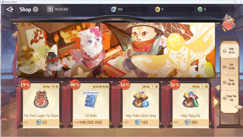 『HƯỚNG DẪN』THIÊN DỤ chiến lược tăng lực chiến ngày thứ 2 - Nguyên Thần/Shop/Thần Cách/NPC/Guild