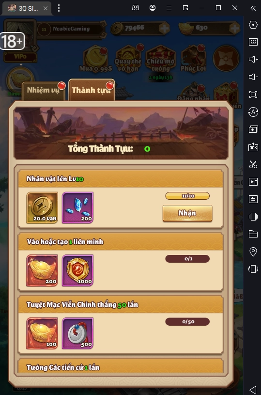 『HƯỚNG DẪN』3Q Siêu Lầy: Hướng Dẫn Cách Chơi Giai Đoạn Đầu Game