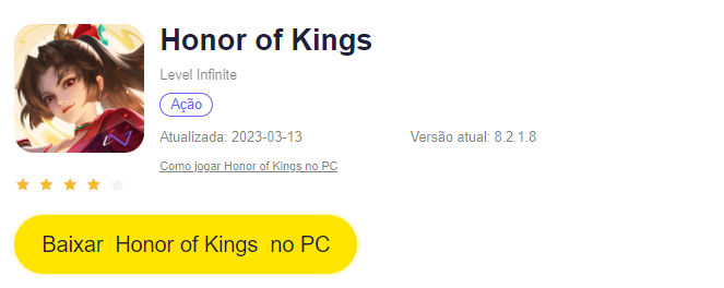 Jogue Honor of Kings no PC - Guia Passo a Passo