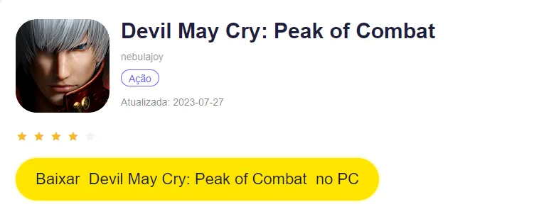 Jogue como Dante no novo Devil May Cry: Peak of Combat - Faça seu pré-registro!
