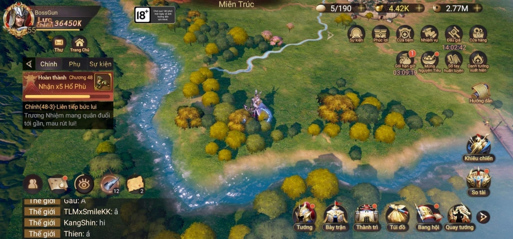 『HƯỚNG DẪN』Cái Thế Tranh Hùng: Vị Trí Đào Kho Báu Từ Chương 46 - 54