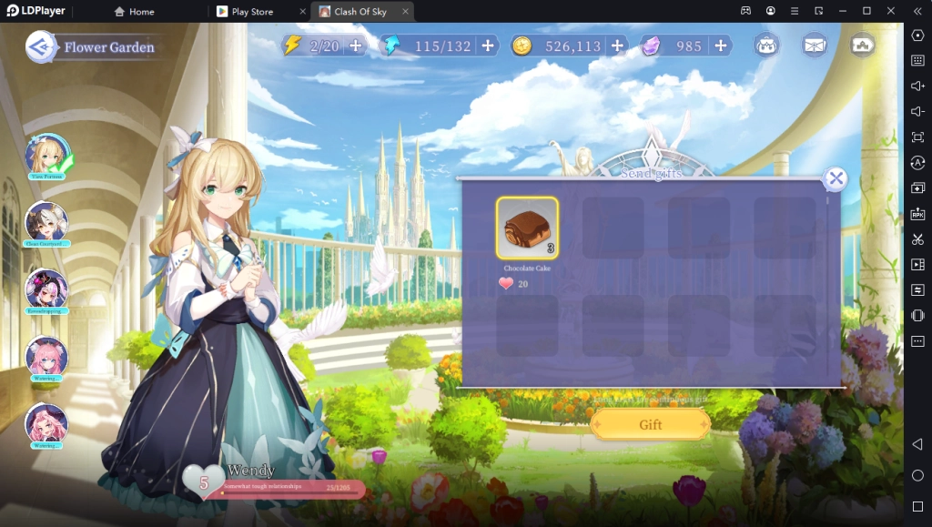 Clash of Sky เกมแนว Turn Based พร้อมระบบจีบสาว จัดทีมต่อสู้