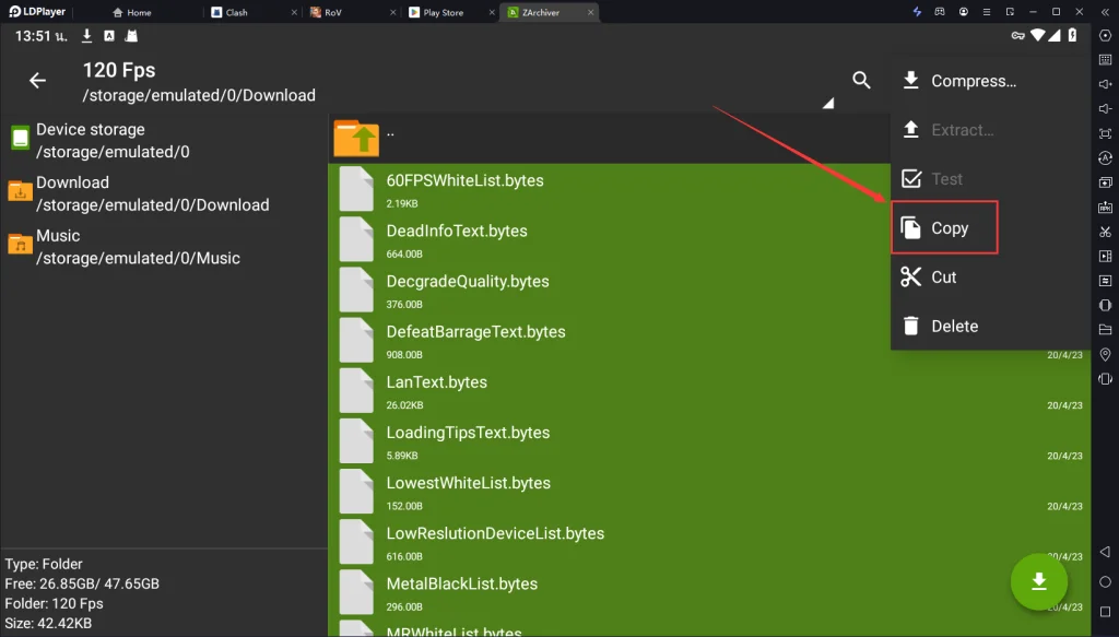 วิธีการตั้งค่า 120FPS ของ RoV บน LDPlayer9