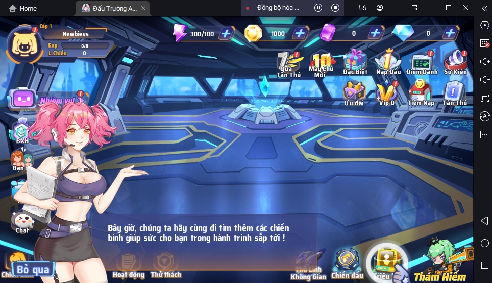 『HƯỚNG DẪN』Đấu Trường ATOM: Hướng Dẫn Reroll Cyber Girl Nhanh và Nhiều Tài Khoản