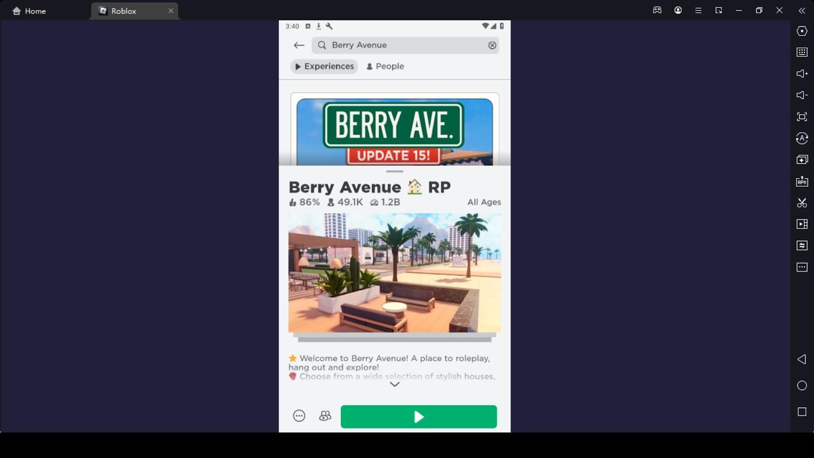 How Can I Play Berry Avenue Rp on My PC
