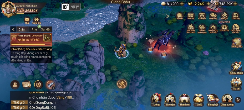 『HƯỚNG DẪN』Cái Thế Tranh Hùng: Vị Trí Đào Kho Báu Từ Chương 46 - 54