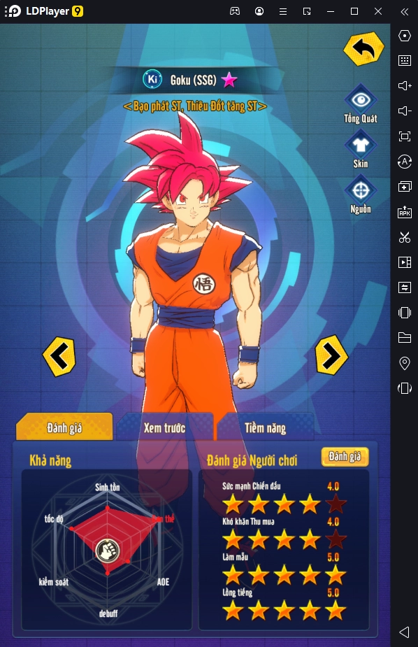 『HƯỚNG DẪN』Siêu Chiến Binh - Top Nhân Vật Quốc Dân (Str - Ki - Ski)&nbsp; & cách tải game trên PC