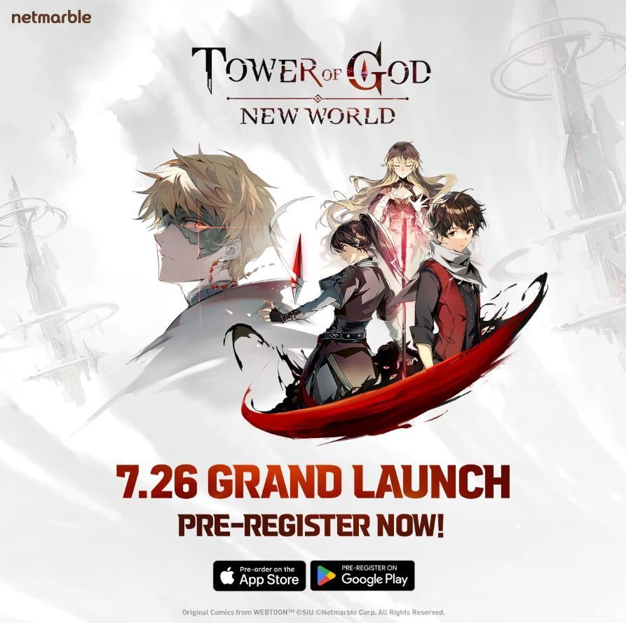 Глобальный релиз игры Tower of God: New World состоится 26 июля 2023