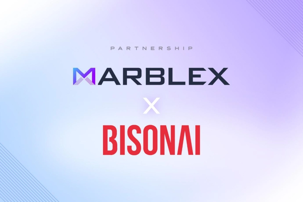 MARBLEX宣布攜手全球性區塊鏈公司「Bisonai」 建立策略合作夥伴關係