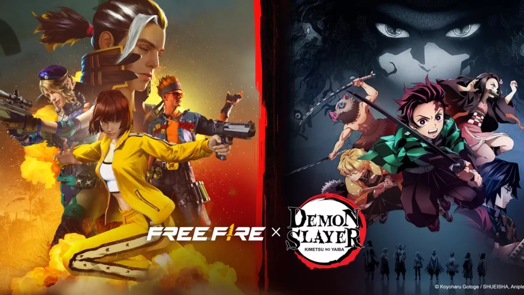 Free Fire x Demon Slayer - Aprenda a respiração neste novo update!