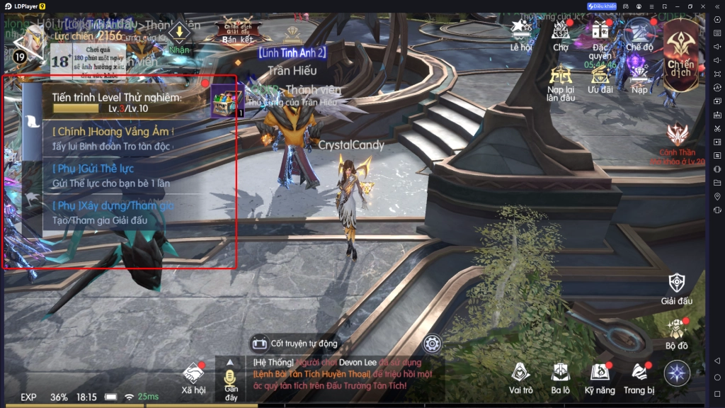 『HƯỚNG DẪN』Chronicle of Infinity hướng dẫn tân thủ tăng cấp và phát triển nhanh