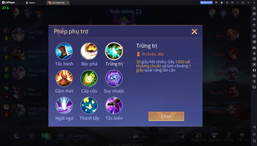 『HƯỚNG DẪN』LIÊN QUÂN MOBILE - CÁC PHÉP BỔ TRỢ CÓ TRONG GAME