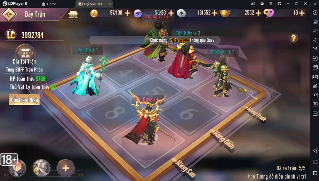 『HƯỚNG DẪN』Đại Soái 3Q: Top 8 Tướng Quốc Dân Cho Anh Em Nông Dân