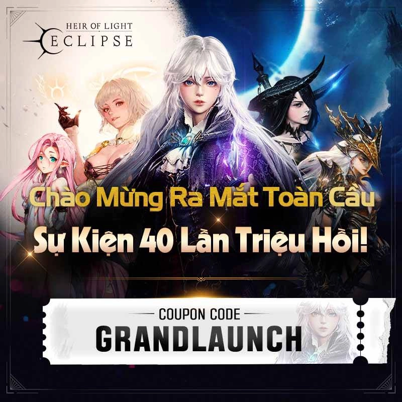 『HƯỚNG DẪN』Reroll Heir of Light: Eclipse tự động nhiều tài khoản