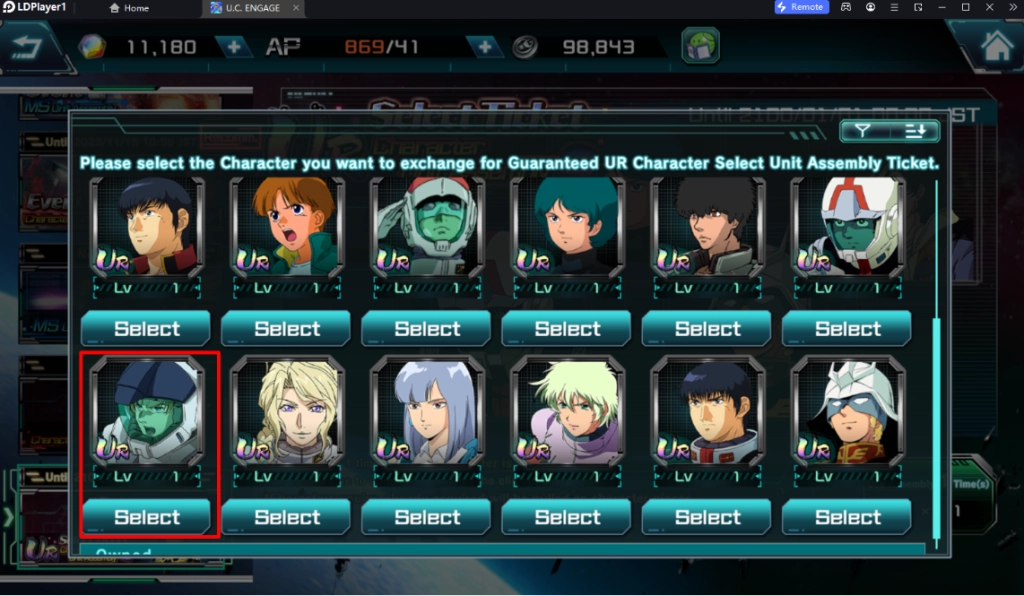 MOBILE SUIT GUNDAM U.C. ENGAGE (Global) แนะนำวิธีผูก & รีไอดี แบบโครตเร็ว 4 เท่าพร้อมตัวที่ควรเลือกฟรีใช้ยาวๆ บน LDPlayer9