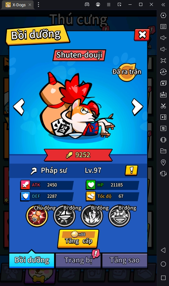 『HƯỚNG DẪN』X-Dogs: Siêu Khuyển Cách Chơi Chuẩn Trong Giai Đoạn Đầu Game