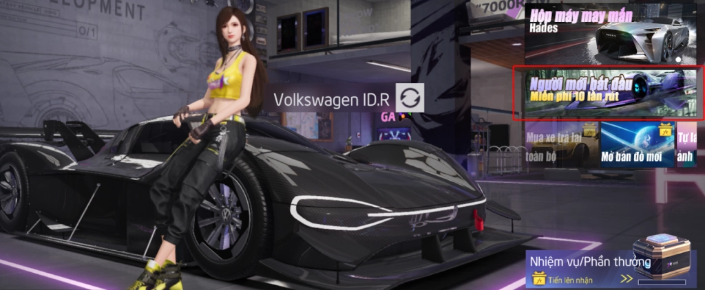 Hướng dẫn Reroll Ace Racer tìm siêu xe ngay ngày đầu đăng nhập