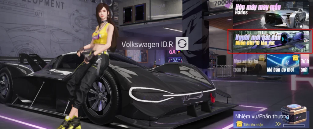 Hướng dẫn Reroll Ace Racer tìm siêu xe ngay ngày đầu đăng nhập