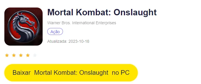 Mortal Kombat: Onslaught - Confira tudo sobre o novo game da série para Android!