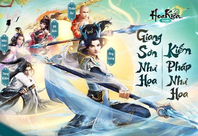 『HƯỚNG DẪN』Tiêu điểm môn phái. Hướng dẫn lựa chọn môn phái trong Hoa Kiếm Mobile